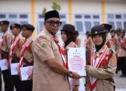 Ketua Kwarcab Nagan Raya Raja Sayang Kukuhkan 9 Pramuka Garuda