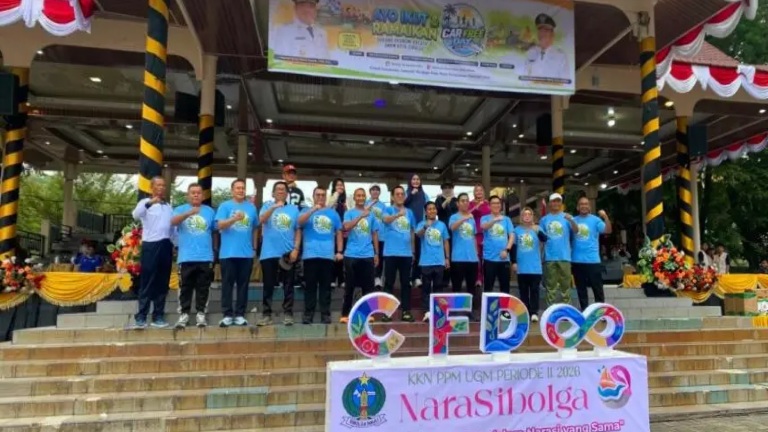 Hadiri Launching Car Free Day,Kapolres Sibolga Pastikan Pengamanan Berjalan Aman dan Kondusif