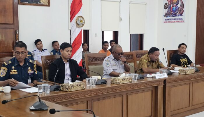 Komisi III DPRD MBD Gelar Dengar Pendapat, Sorot Akses Pelabuhan dan Keadilan Bagi Sopir Angkutan Umum