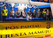 Terbukti Efektif! Pos Pantau Polresta Mamuju Urai Kemacetan di Simpang SPBU Kalimamuju