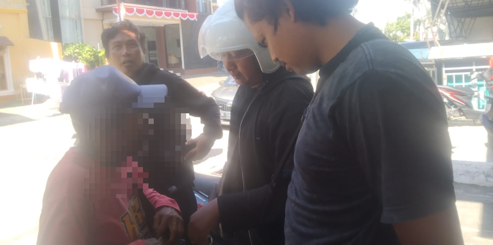 Viral Paksa Nasabah Bayar Parkir, Resmob dan URC Polresta Mamuju Sigap Amankan Juru Parkir