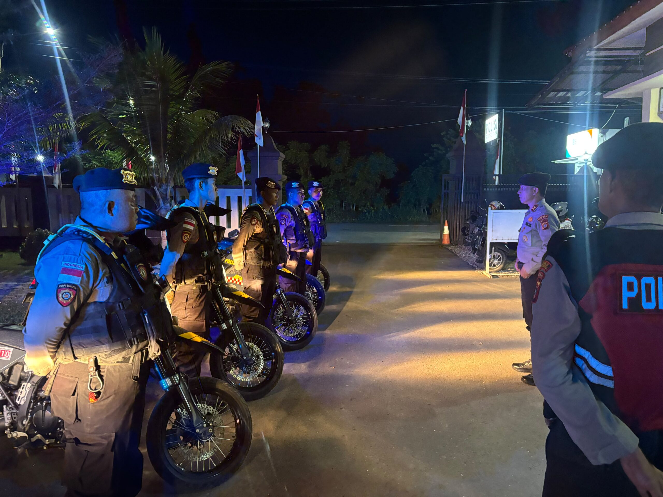 Polres Pidie Jaya Gelar Patroli Malam Antisipasi Potensi Gangguan Kamtibmas dan Balap Liar