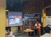 Ngopi Bareng Komunitas Motor: Polantas Polda Sulbar Kuatkan Semangat Merah Putih dan Keselamatan