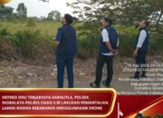 Antisipasi Karhutla di Ogan Ilir, Unit Intel Polsek Indralaya Gencarkan Patroli dan Pantauan Udara Melalui Drone