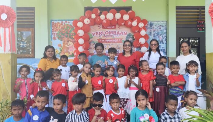 Tk Pembina Tiakur Gelar Lomba 17-an, Tanamkan Cinta Tanah Air Sejak Usia Dini