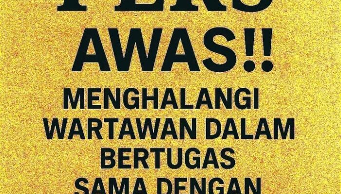 Menghalangi Tugas Jurnalistik: Pelanggaran Hukum, Ancaman Demokrasi, dan Pengabaian Hak Publik