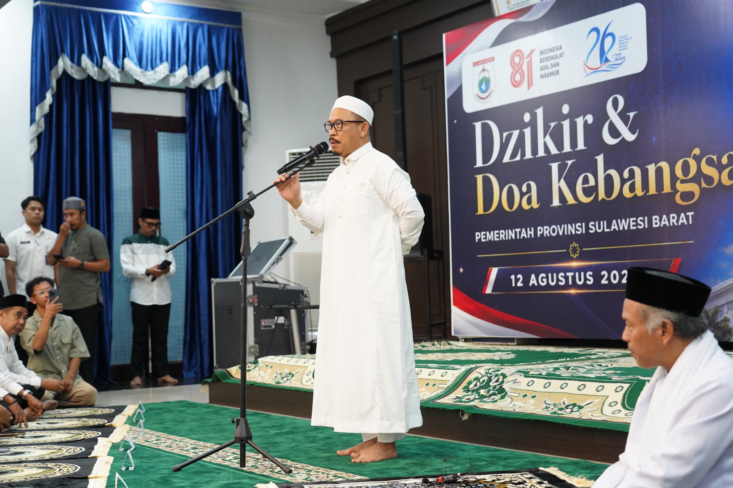 Kapolda Sulbar Hadiri Dzikir dan Doa Kebangsaan Hut RI ke-81, Mengetuk Langit Menuju Indonesia Makmur