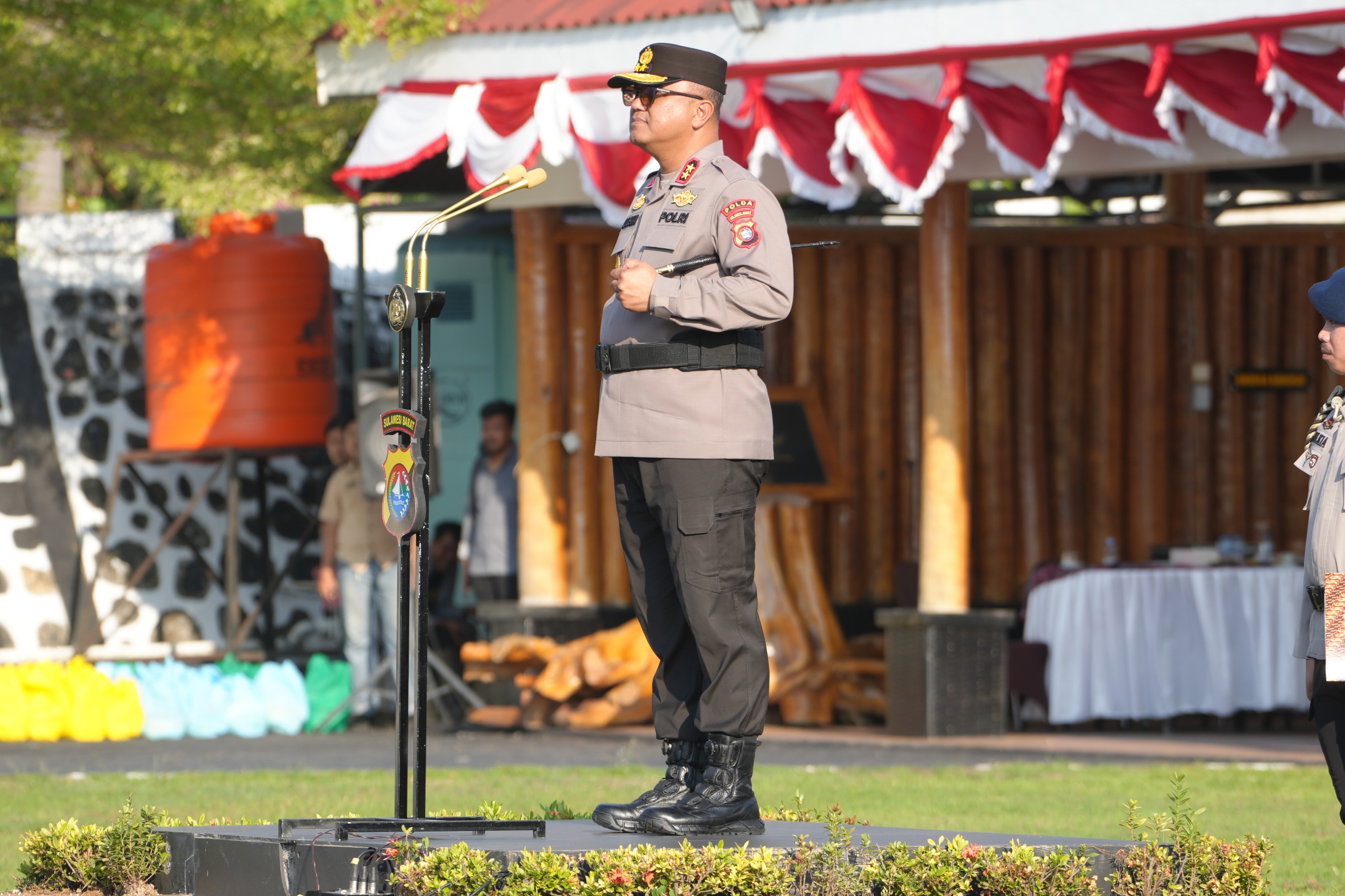 Sabuk Kamtibmas Polda Sulbar, Gandeng Komunitas Jaga Kondusivitas Jelang HUT RI ke-81