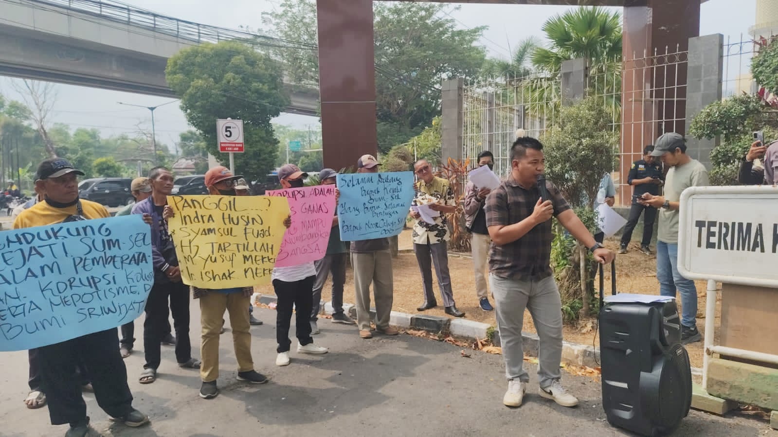 Aksi Damai Ketiga di Kejati Sumsel, PB FPMP Desak Penuntasan Dugaan Korupsi dan KKN