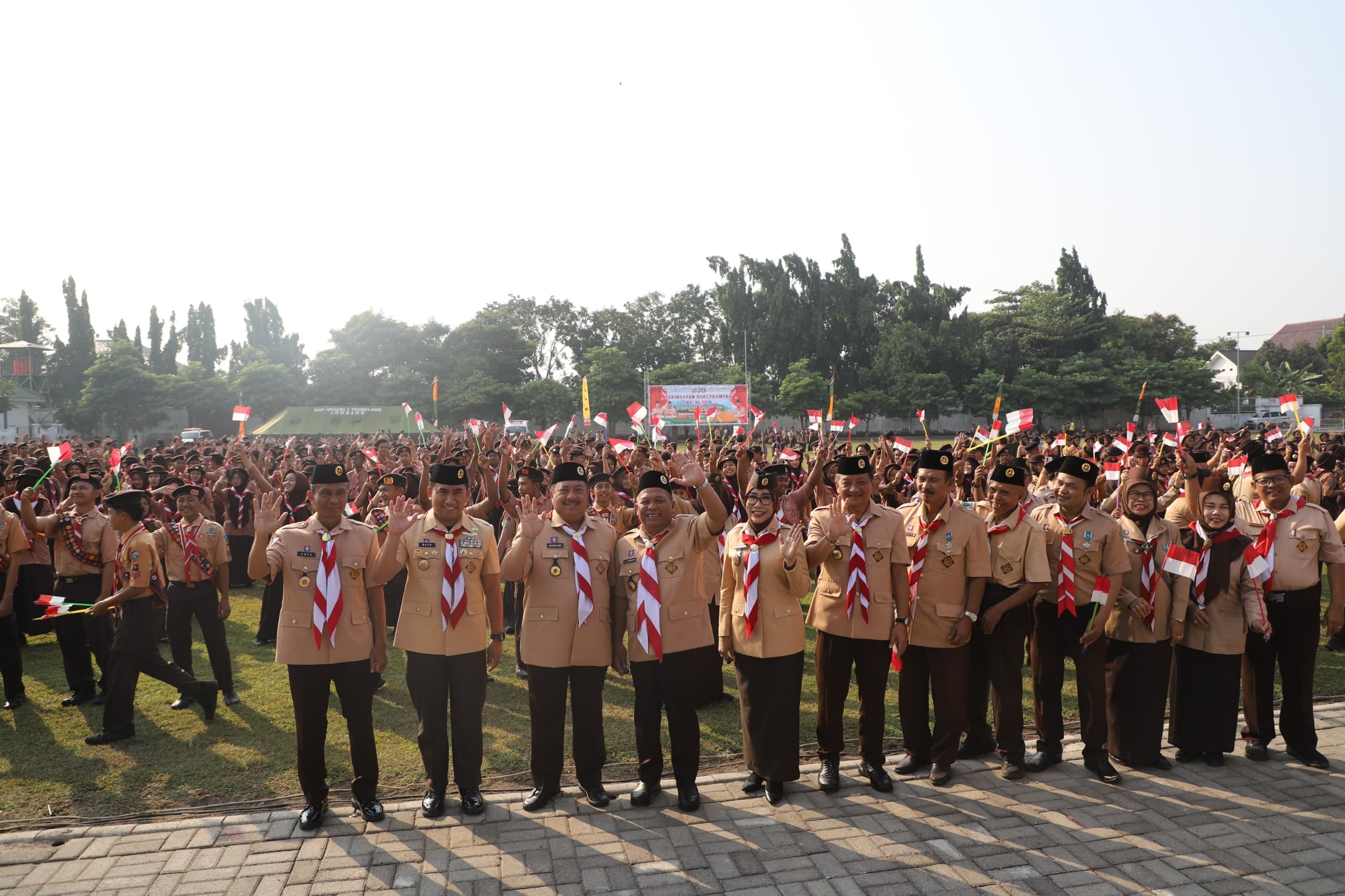 Peringati Hari Pramuka ke-65, Kabupaten Jombang Tegaskan Komitmen Dukung Swasembada Pangan dan Pembentukan Karakter Generasi Muda