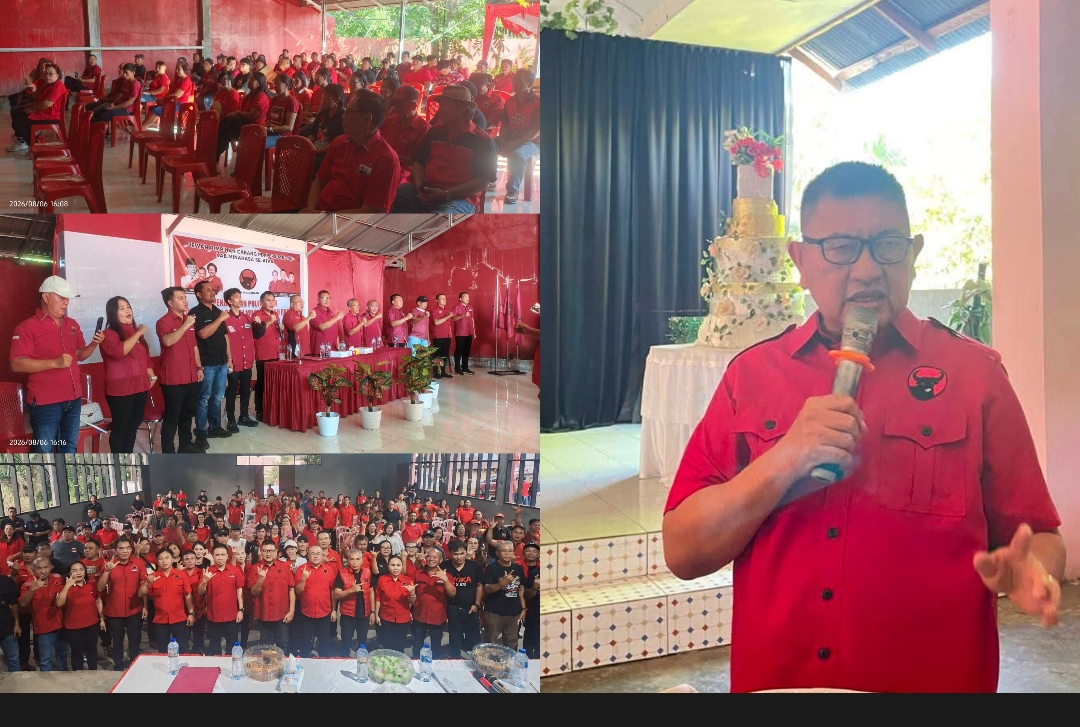 177 Ranting dan 17 PAC PDI Perjuangan Minsel Rampung Dibentuk dalam Dua Bulan