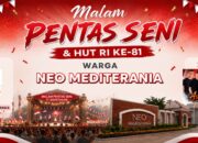 Semarak HUT ke-81 RI, Warga Neo Mediterania Gelar Malam Puncak Pentas Seni dan Doorprize