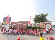 Pawai Sepeda Hias Meriahkan HUT ke-81 Kemerdekaan RI di Cluster Neo Mediterania