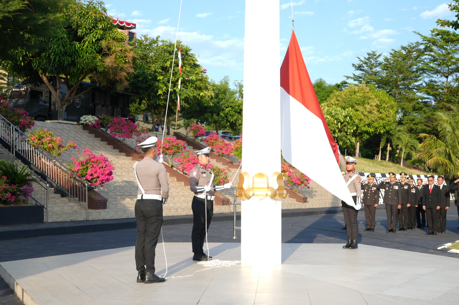 HUT  ke-81 RI di Polda Sulbar Kobarkan Semangat Nasionalisme dan Patriotisme