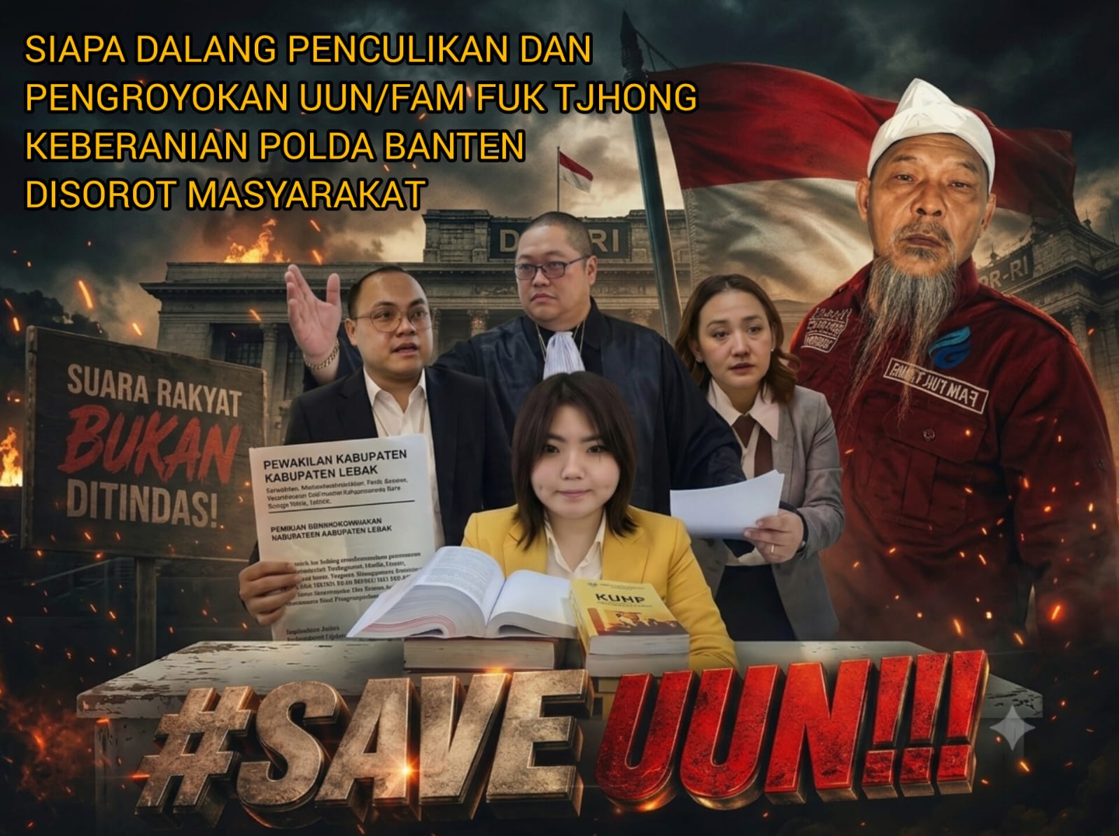 Masyarakat Desak Kabareskrim & Kapolri Turun Tangan, Ungkap Dalang Penculikan & Pengroyokan Uun / Fam Fuk Tjhong Waketum FERADI WPI*
