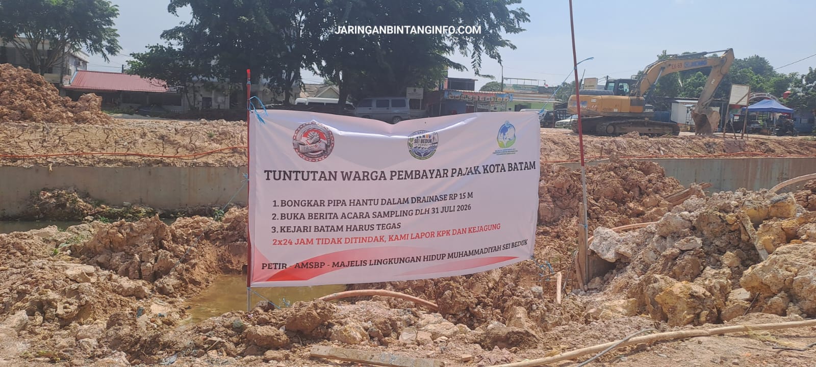 Tuntutan Warga Menguat: Bongkar “Pipa Hantu” di Proyek Drainase Rp15 Miliar, Kejari Batam Diminta Bertindak