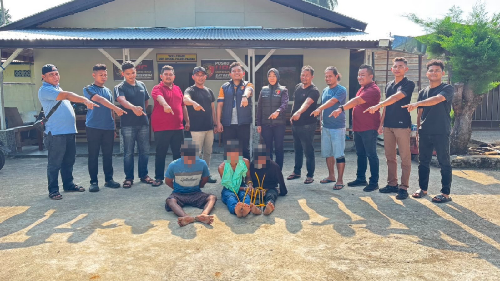 Respon Cepat, Satreskrim Polres Pasbar Tangkap Empat Pelaku Pemerkosaan Secara Bersama-sama di Air Bangis