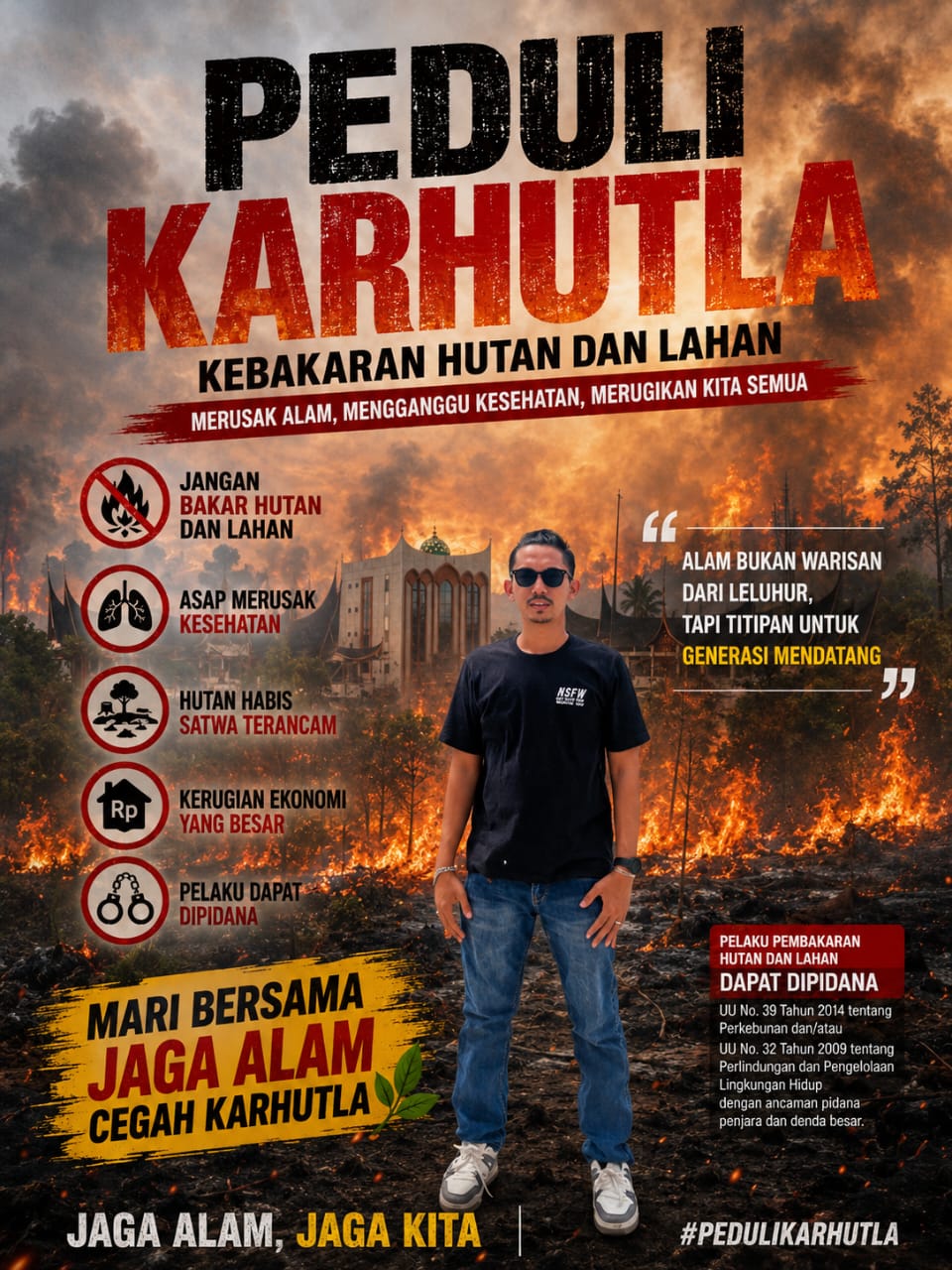 Karhutla Bukan Bencana yang Boleh Dianggap Sebagai Rutinitas Tahunan