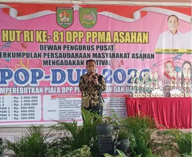 Dukung SENI dan Ekonomi Kreatif,Kadis Pendidikan Musa Al Bakre S.E.,M.Si.Buka Fistival Pop dan Dangdut di Joglo DPP Pujakesuma Asahan.