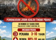 Cegah Karhutla, Kabid Humas Polda Sulbar Ingatkan Stop Bakar Lahan Awas Ancaman Pidana dan Denda Miliaran Rupiah