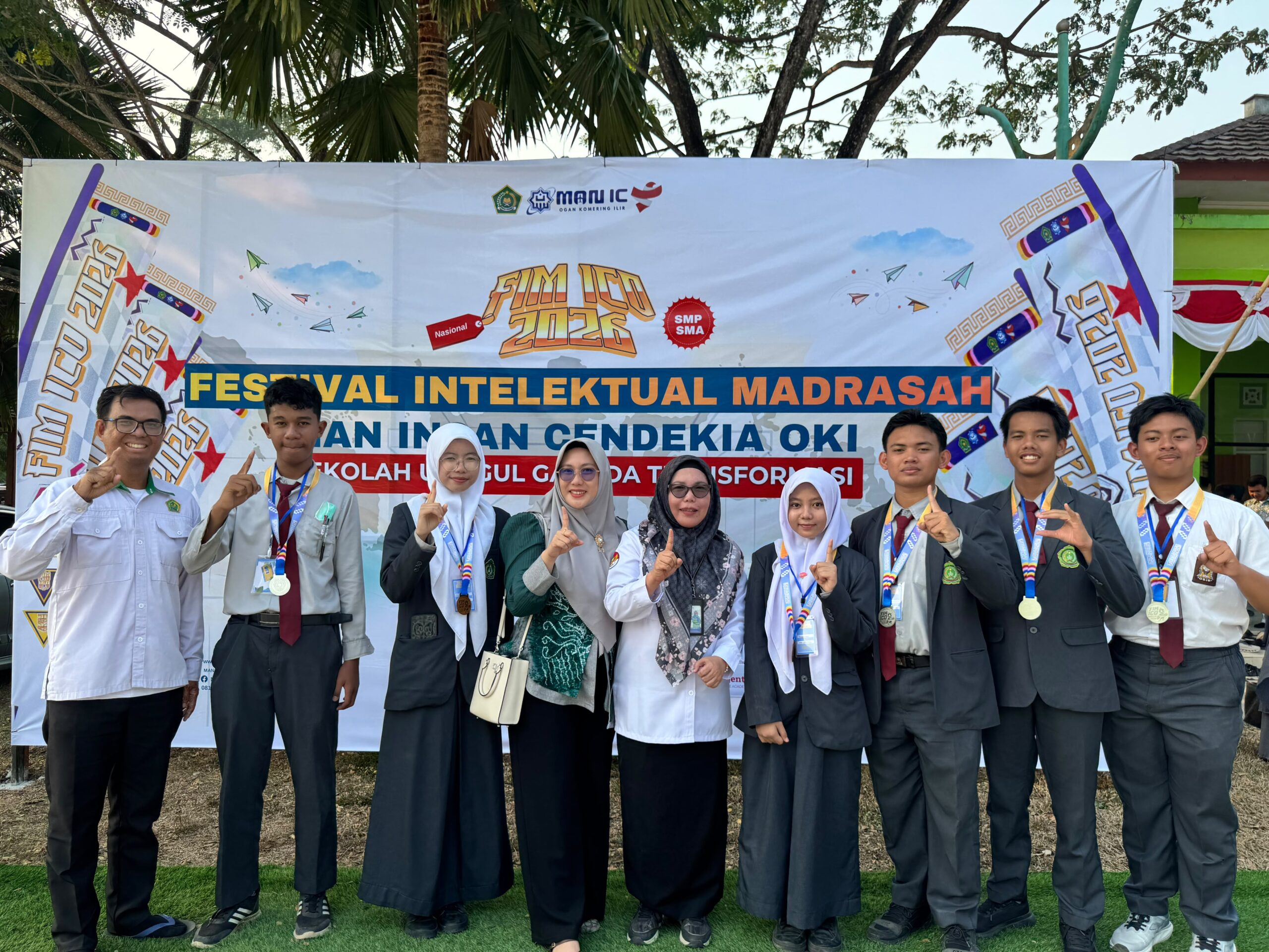MAN 1 Palembang Sabet Enam Medali pada FIM ICO 2026 di MAN Insan Cendekia OKI