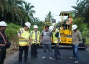 Wabup Asahan Rianto, SH, MAP Aktif Memantau Kondisi Jalan di Asahan.