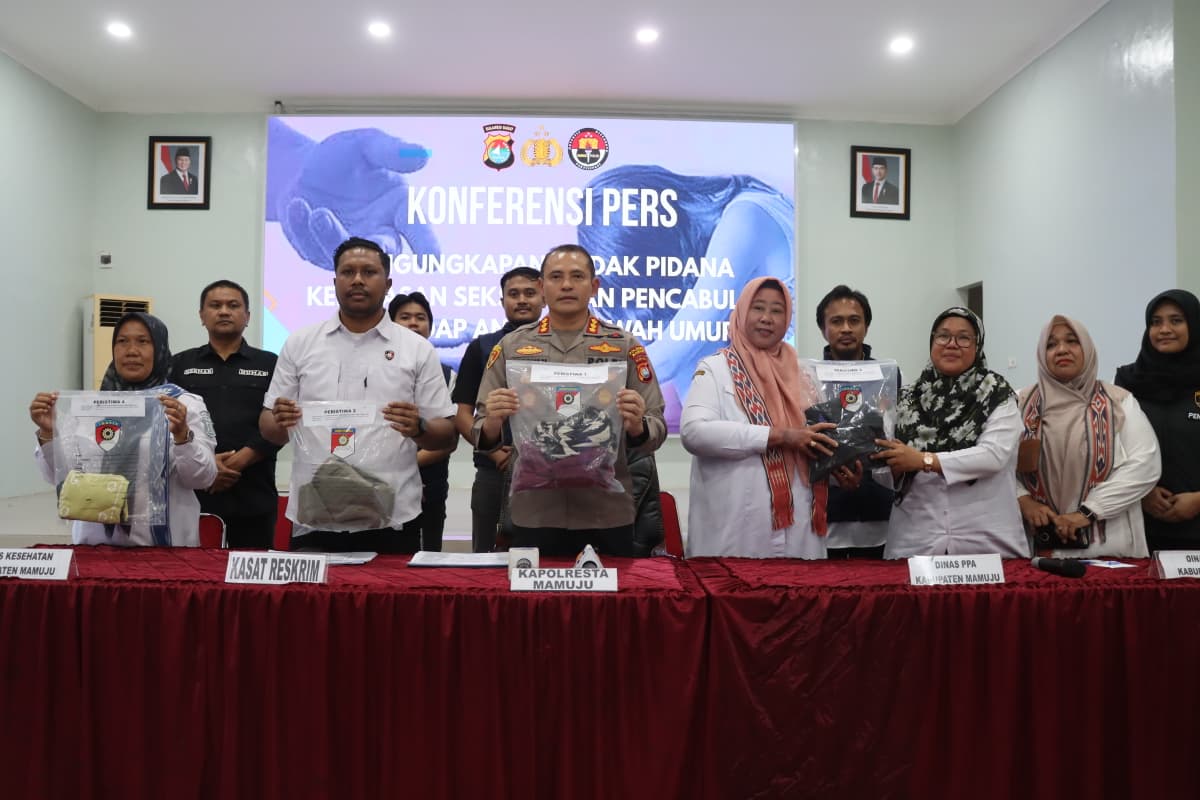 Polresta Mamuju Tangkap 15 Pelaku Kekerasan Seksual Terhadap Anak, Kapolresta : Pastikan Seluruh Pelaku Diproses Hukum