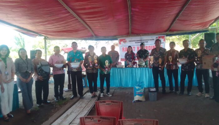 Danramil Tumpaan Hadiri Rakor Kecamatan Tatapaan, Tekankan Kewaspadaan Hadapi Musim Kemarau