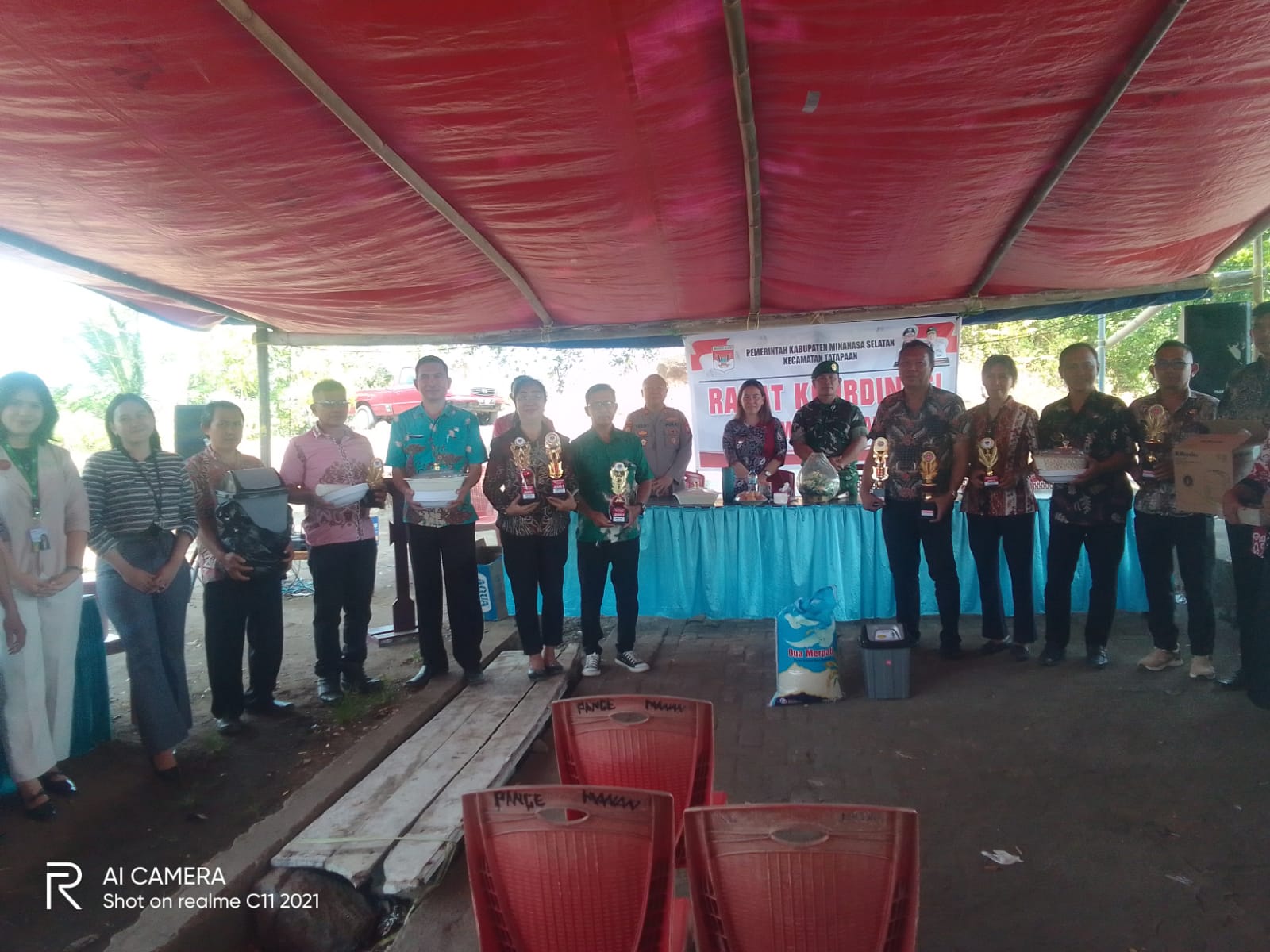 Danramil Tumpaan Hadiri Rakor Kecamatan Tatapaan, Tekankan Kewaspadaan Hadapi Musim Kemarau