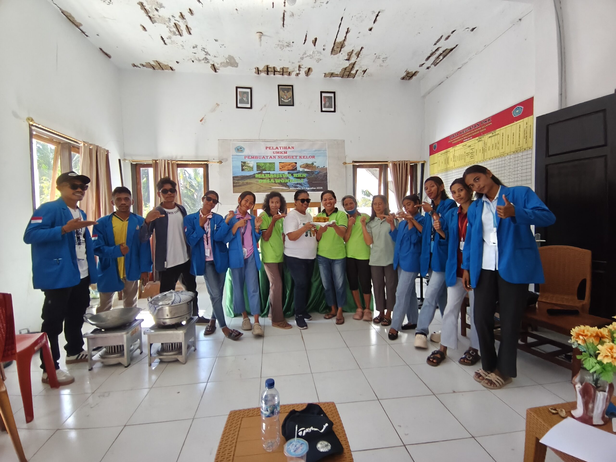 Mahasiswa KKN Di Desa Wonrely Gelar Pelatihan UMKM Pembuatan Nugget Kelor,Dorong Ekonomi dan Pangan Bergizi Lokal