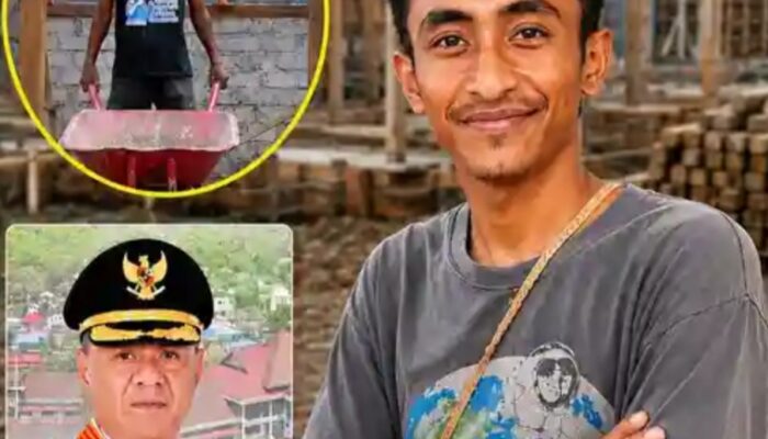 Luar Biasa! Di Tengah Maraknya “Orang Dalam”, Anak Wakil Wali Kota Tidore Pilih Menjadi Kuli Bangunan