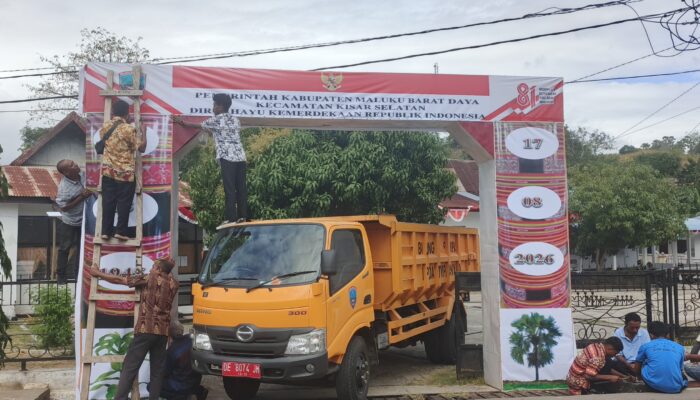 Semangat semarak HUT RI ke-81 Membara di tapal Batas Kisar Selatan