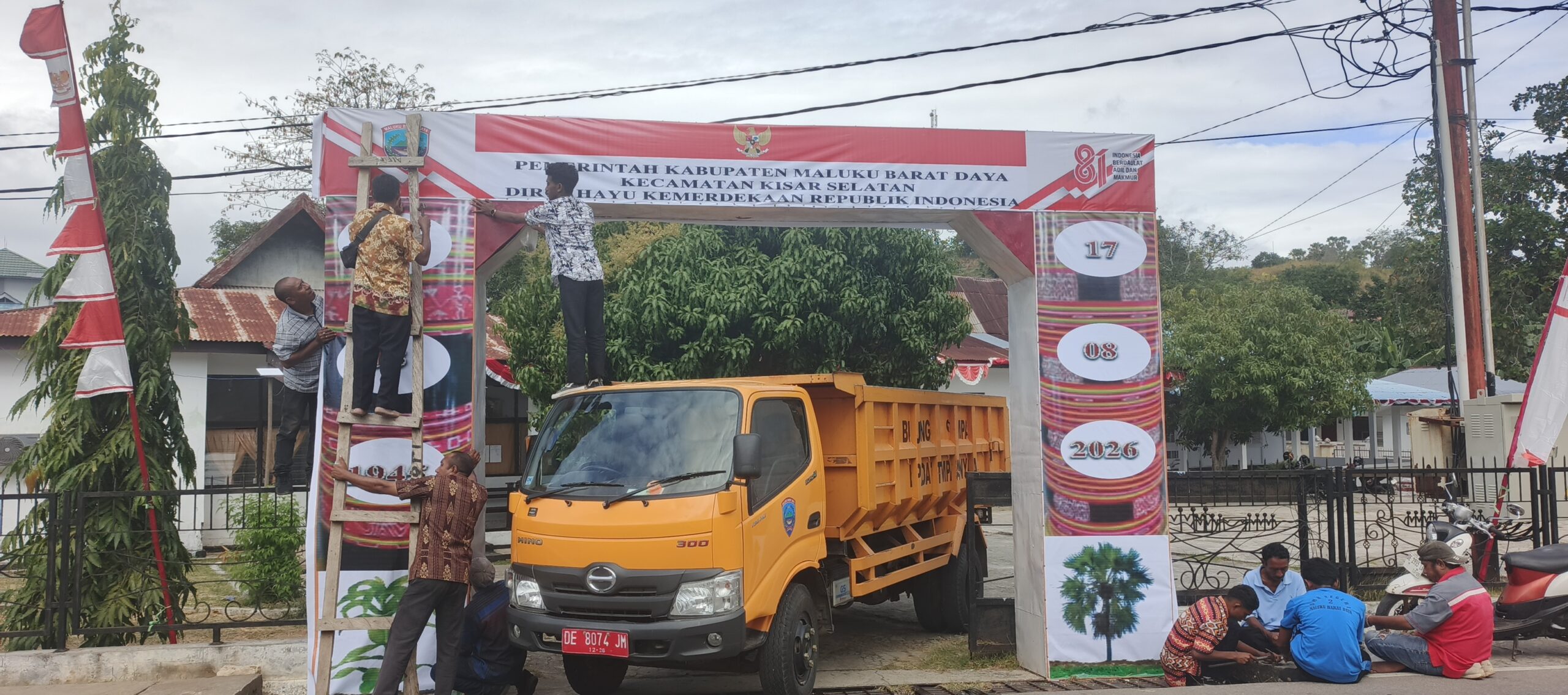 Semangat semarak HUT RI ke-81 Membara di tapal Batas Kisar Selatan