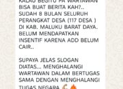 Delapan Bulan ADD Mandek, Ratusan Perangkat Desa di Maluku Barat Daya Keluhkan Nasib Keluarga