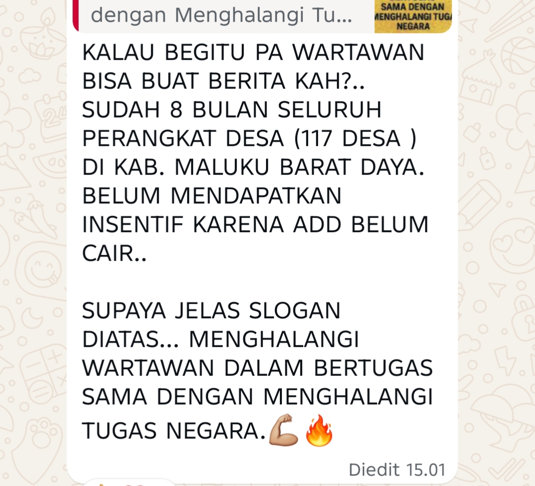 Delapan Bulan ADD Mandek, Ratusan Perangkat Desa di Maluku Barat Daya Keluhkan Nasib Keluarga