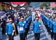 ​Barisan Indah SMPN 8 SNP Plus Memukau di Parade HUT RI ke-81 Kota Sungai Penuh