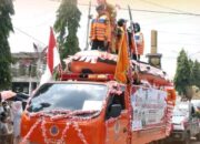 Semarakkan HUT ke-81 RI, BPBD Kota Sungai Penuh Tampil Antusias dalam Karnaval Pembangunan