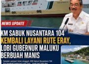 KM Sabuk Nusantara 104 Kembali Melayani Pelabuhan Eray, Warga Sambut dengan Haru dan Sukacita