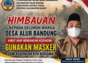 Kabut Asap Mengancam Kesehatan, Kepala Desa Alur Bandung Memberikan Himbauan Kepada Warga Agar Gunakan Masker. Kabut Asap Mengancam Kesehatan, Kepala Desa Alur Bandung Memberikan Himbauan Kepada Warga Agar Gunakan Masker.