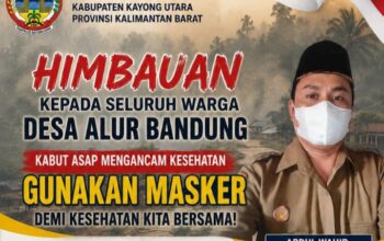 Kabut Asap Mengancam Kesehatan, Kepala Desa Alur Bandung Memberikan Himbauan Kepada Warga Agar Gunakan Masker. Kabut Asap Mengancam Kesehatan, Kepala Desa Alur Bandung Memberikan Himbauan Kepada Warga Agar Gunakan Masker.