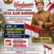 HIMBAUAN Warga Desa Alur Bandung Untuk Memasang Bendera Merah Putih DalamMemperingti Hari Kemerdekaan RI.
