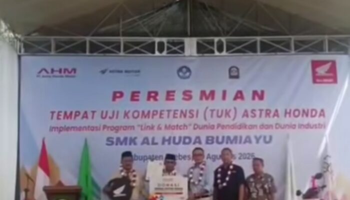 SMK Al Huda Bumiayu Resmi Jadi TUK Astra Honda, Perkuat Link and Match Pendidikan Vokasi dengan Industri Otomotif
