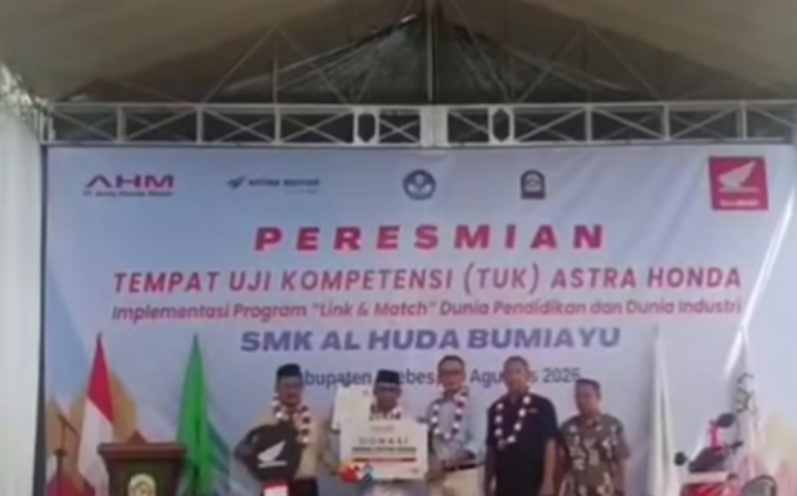 SMK Al Huda Bumiayu Resmi Jadi TUK Astra Honda, Perkuat Link and Match Pendidikan Vokasi dengan Industri Otomotif