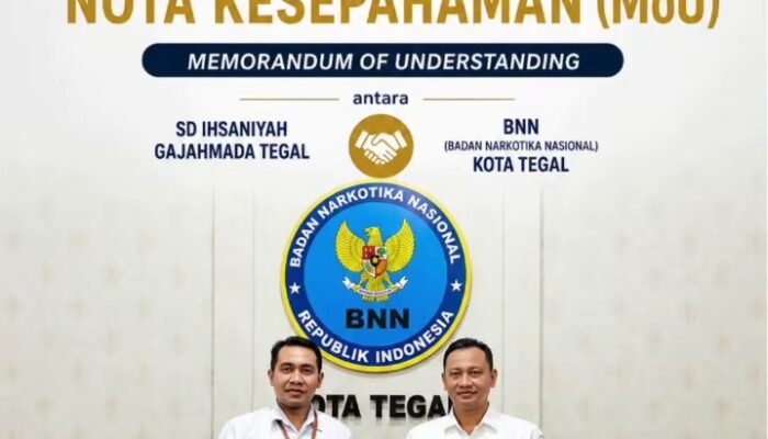 SD Ihsaniyah Gajahmada Gandeng BNN Kota Tegal, Perkuat Benteng Generasi Muda dari Ancaman Narkoba Sejak Dini