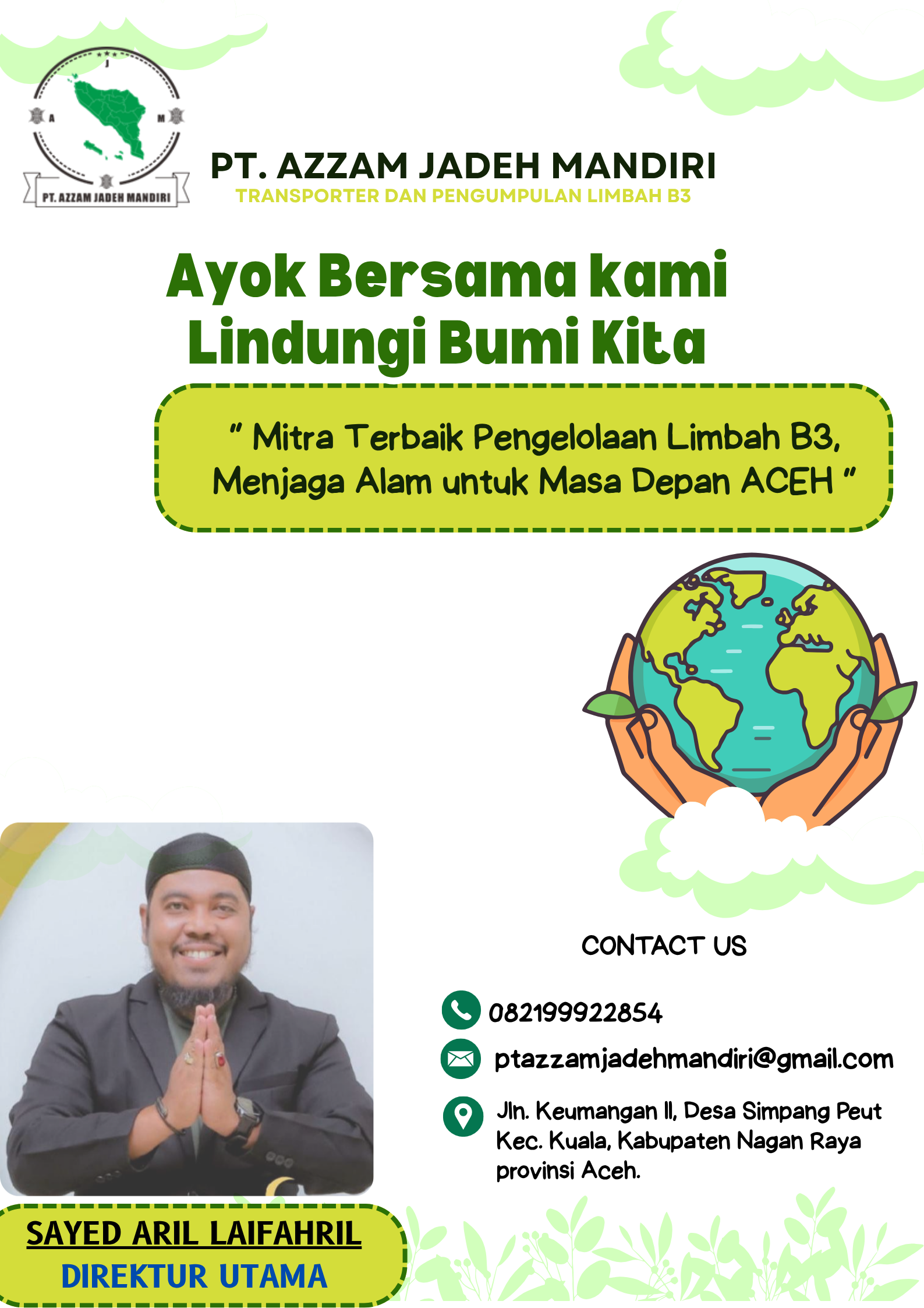 PT Azzam Jadeh Mandiri Perkuat Layanan Pengelolaan Limbah B3 untuk Sektor Kesehatan dan Industri di Aceh dan Sumut