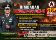 Dandim 0402/OKI-OI Ingatkan Warga: Jangan Bakar Hutan dan Lahan, Karhutla Rusak Alam dan Kesehatan