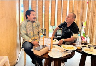 Ketua DPD Partai Golkar dan Ketua DPD Partai Nasdem TapTeng membahas gerakan perubahan pada tahun 2029