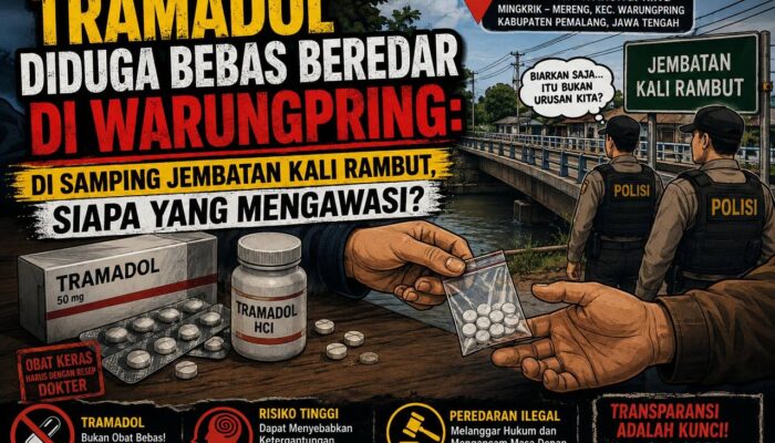 Tramadol Diduga Bebas Beredar di Warungpring: Jembatan Kali Rambut Jadi Sorotan, Aparat Diminta Jangan Tutup Mata