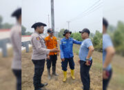 Antisipasi Karhutla di Kawasan Tol Palembang-Indralaya, Polsek Pemulutan Bersama Tiga Pilar Tingkatkan Patroli