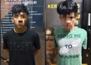 Dua Pemuda Pelaku Curanmor di Wilayah Ogan Ilir ditangkap Tim Gabungan Resmob Satreskrim Polres Ogan Ilir dan Polsek Tanjung Raja